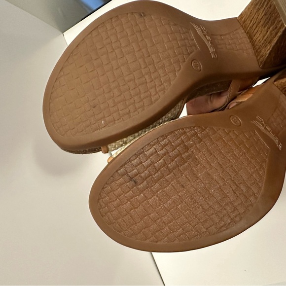 Dansko Debby Strappy Rocker Bottom  Full Grain/Raffia Platform Sandal Sz EU 40 - Picture 9 of 12